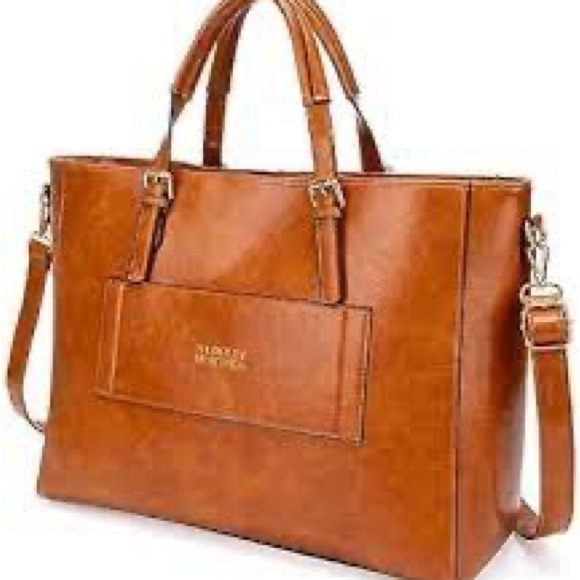 NWT BADGLEY MISCHKA Vegan Leather Bag Tote Crossbody removable strap - Picture 2 of 15